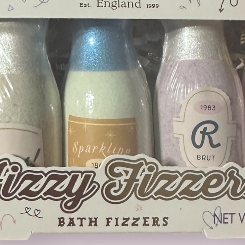 Fizzy Fizzers Bath Fizzers Set of 5 Rose Scented - Multicolor - Picture 3 of 3